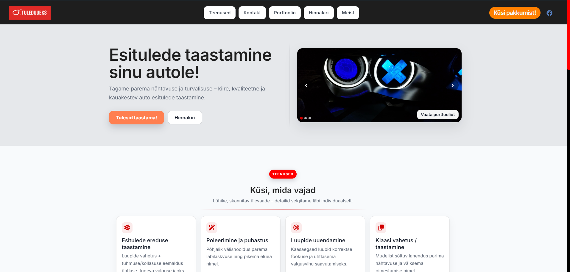 Tuleduueks – Avaleht
