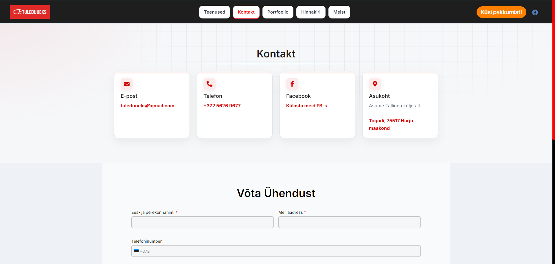 Tuleduueks – Kontakt