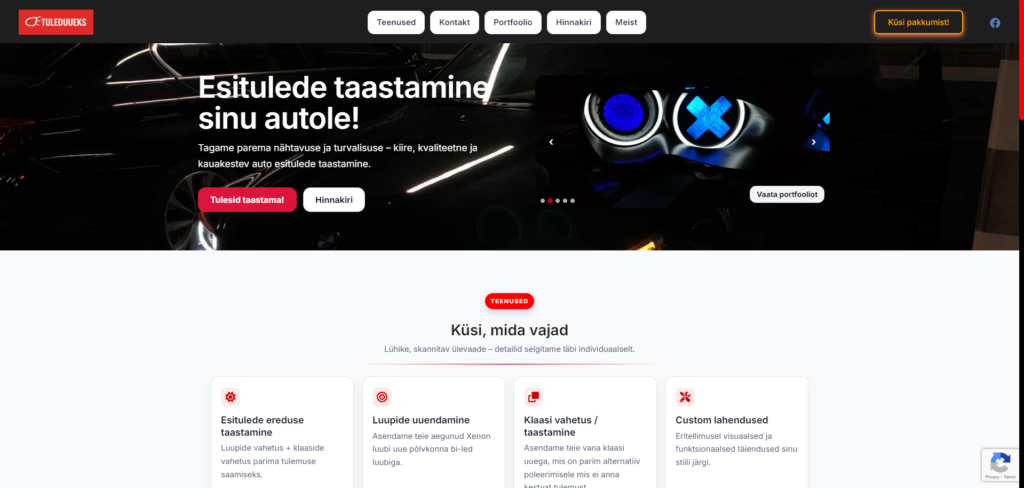 Tuleduueks – Avaleht